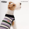 SEAYO Striped Polo Dog Vest Stylish Pet Shirt for Small and Medium Dogs