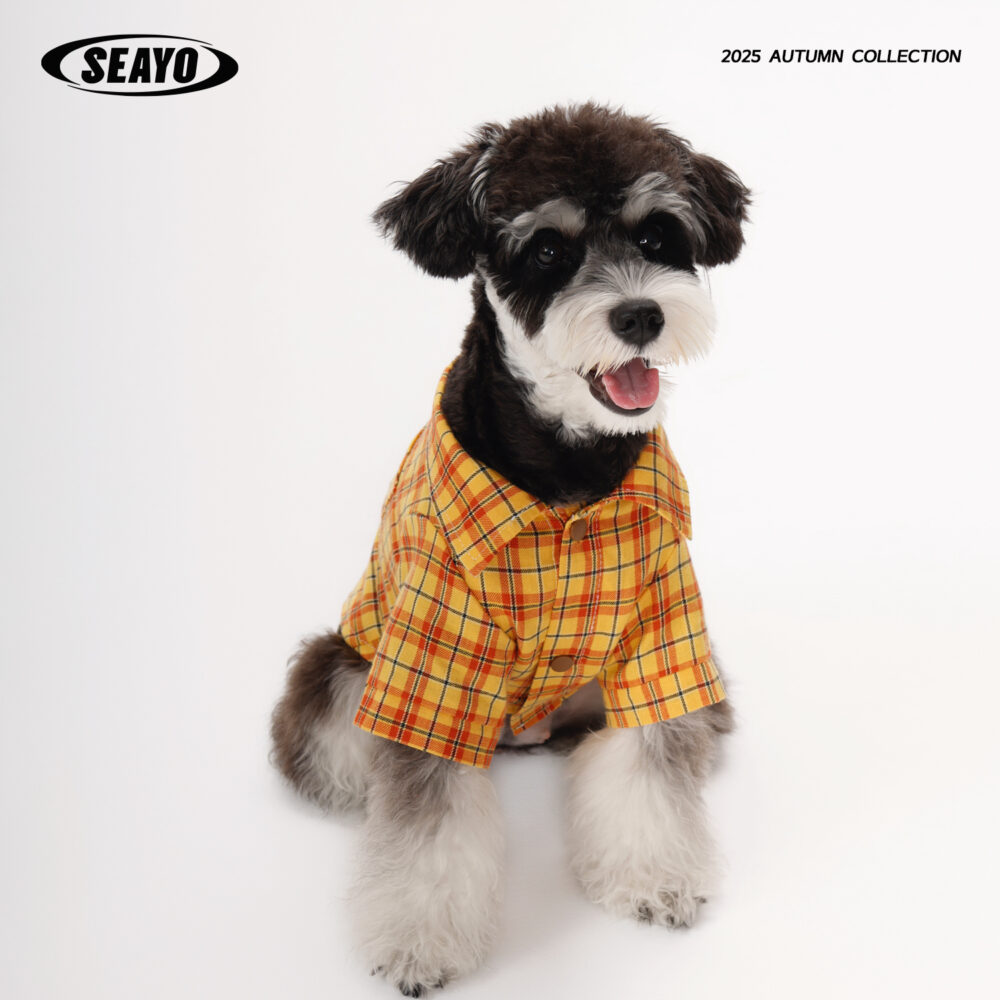 衬衫2 SEAYO Plaid Dog Shirt