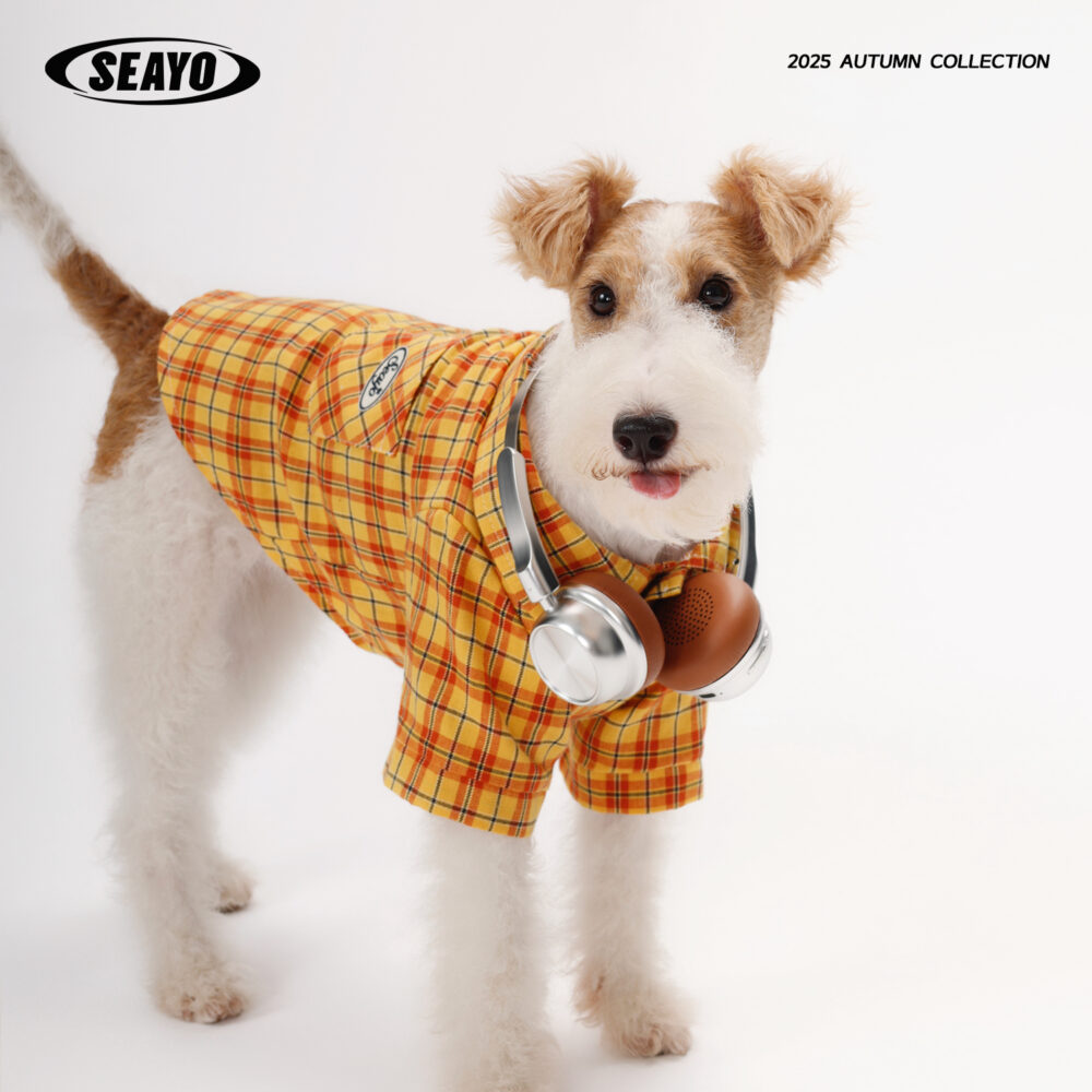 衬衫5 SEAYO Plaid Dog Shirt